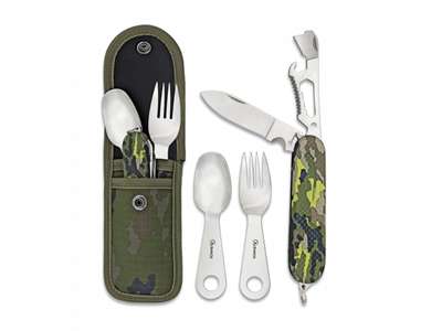 Fickkniv scout-mat-set kamouflage