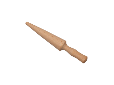 Våffelhorn 24 cm Bok Ø4 cm