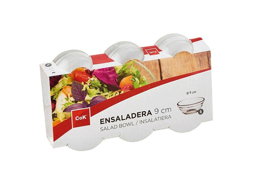 Skål Stapelbar Ø9 cm 6-pack Cok