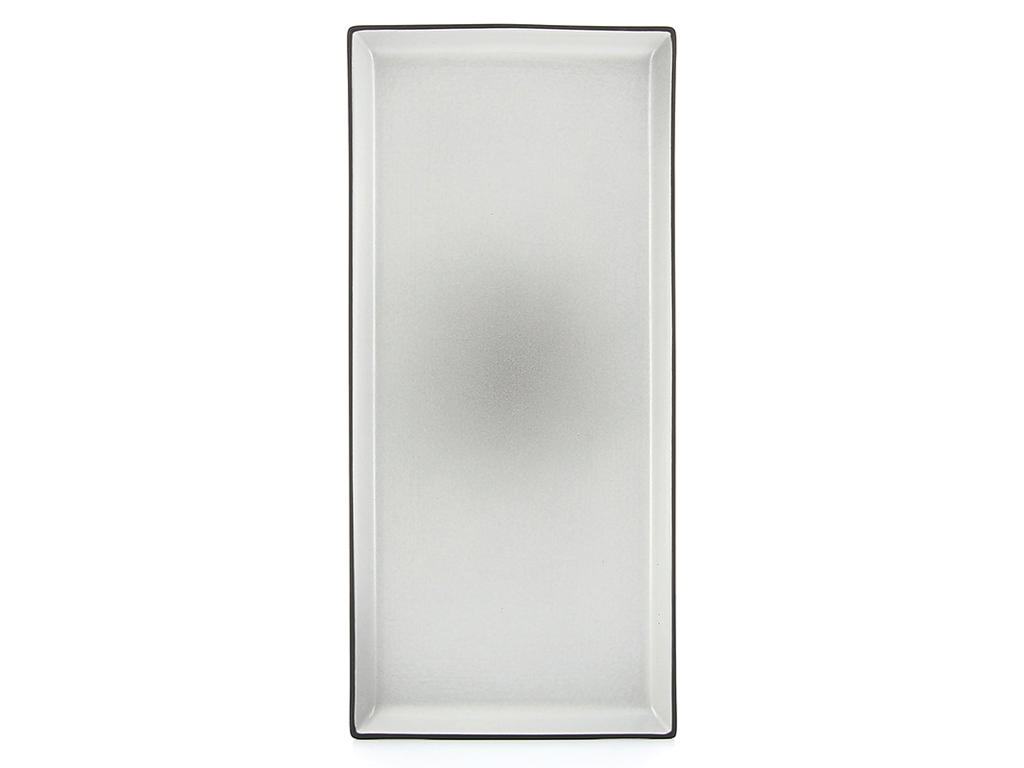 Tallrik Rektangel 32,5x15 cm Svart Equinoxe