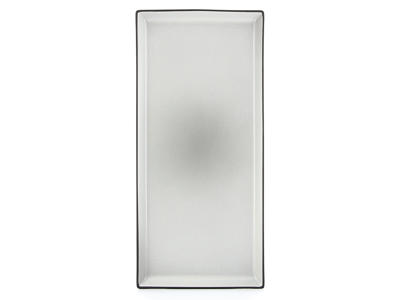 Tallrik Rektangel 32,5x15 cm Svart Equinoxe