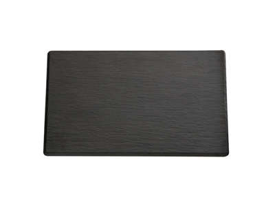 Melaminbricka svart 32,5x26,5 cm skifferlook