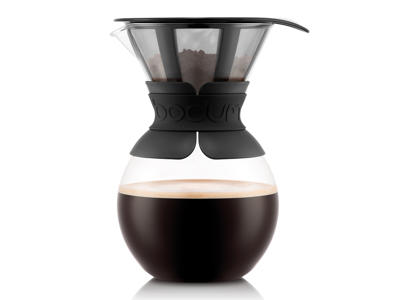 Kaffebryggare Pour Over Svart 8 koppar