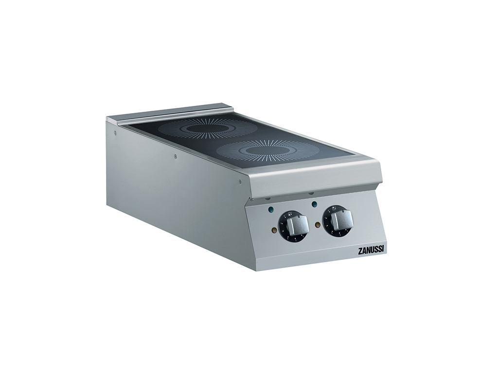 Induktionskokbord 2 zoner el 400 mm 900
