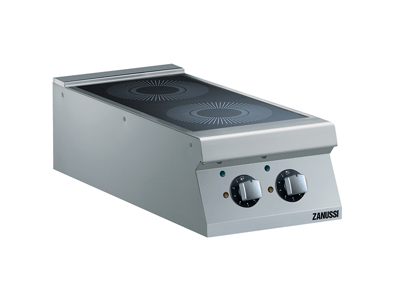 Induktionskokbord 2 zoner el 400 mm 900