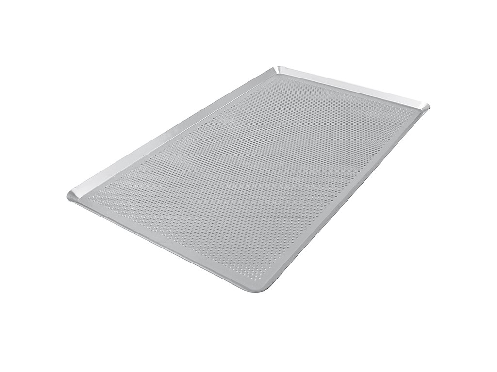 Bakplåt med stål 1/1 GN Perfo 1,5mm hål 3mm - 553g