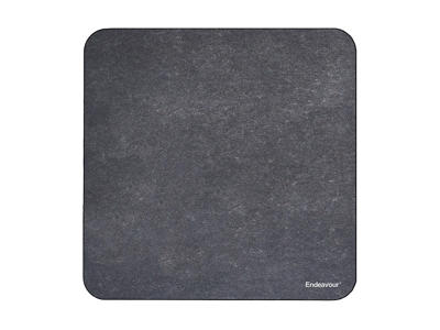 Smörbräda 14x14 cm Svart 4-pk Fiber