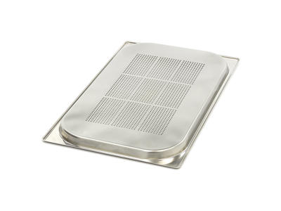 Perforerad Kantinbehållare 1 / 1GN i rostfritt stål | 20mm
