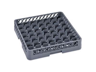Diskbricka för glas 49 rum grå