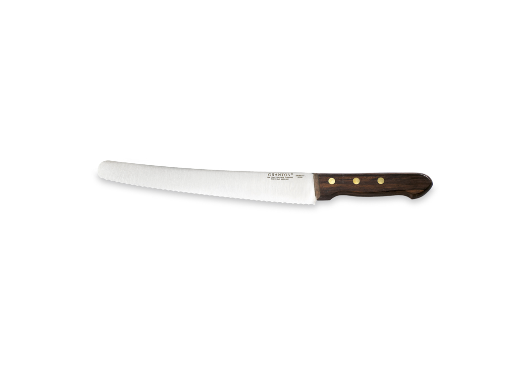 Universalkniv, 25 cm, Granton, Trähandtag