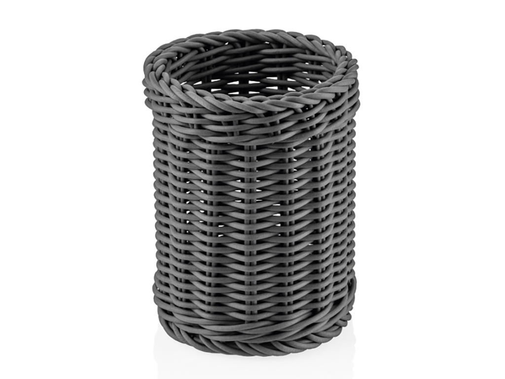 Bestickkorg Grå Ø12 cm H15 cm Weaver Pro