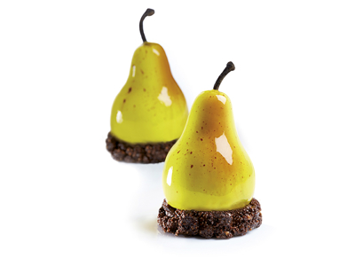 Silikonform TuttiFrutti 20x90 ml Päron