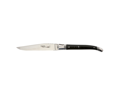 Steakkniv, Laguiole Prestige, Handtag av ebenholz