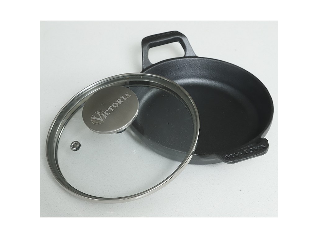 Kastrull mini m/glaslock Ø14 cm Gjutjärn