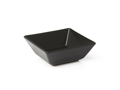 Quadro Skål kvadratisk 13x13 cm Sort