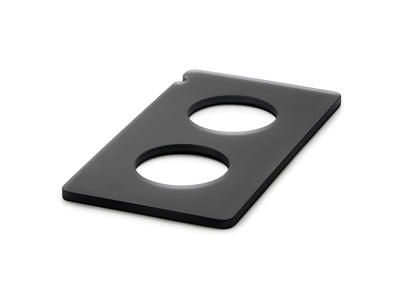 Bädd för 2 Flaskor 32,5x17,5 cm Antracit En Scen