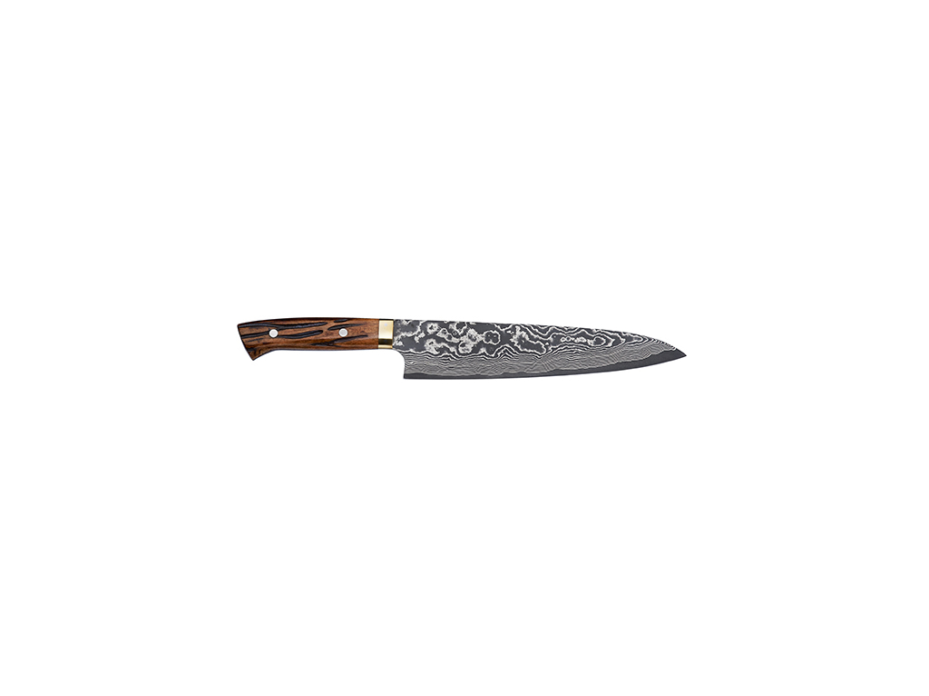 Kockkniv, 24 cm, Takefu Yellow Bull, VG-10 61 lager