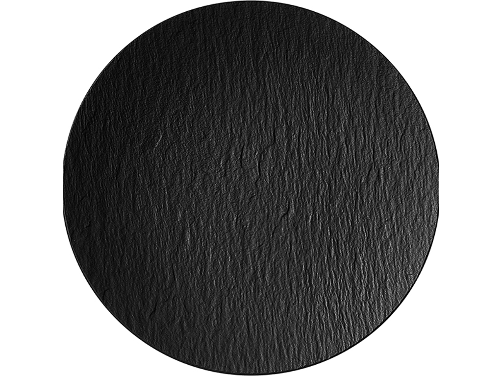 The Rock tallrik svart Ø32 cm