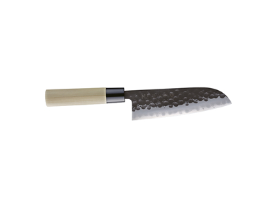Tojiro Hamrad Santokukniv 17 cm, svart