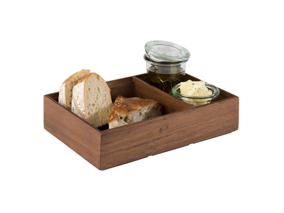 Förvaringslåda Akaciaträ 22,5x15 cm