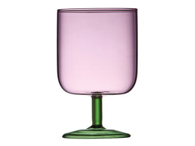 Glas Vin Torino 30 cl 2 st. Pink/Grön