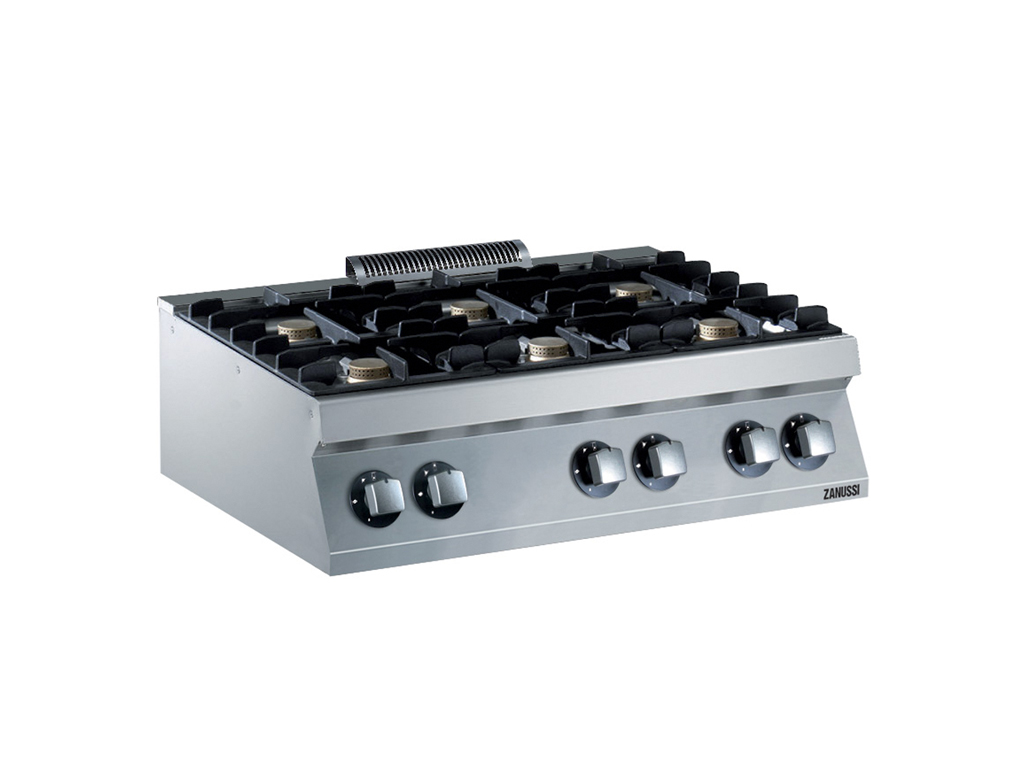 Köksbord 6 brännare gas 1200 mm 700