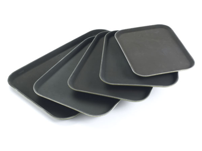 Bricka halkfri 40x56 cm brun