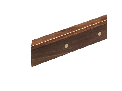 Knivmagnet 4 knivar 40x4x4 cm Valnöt