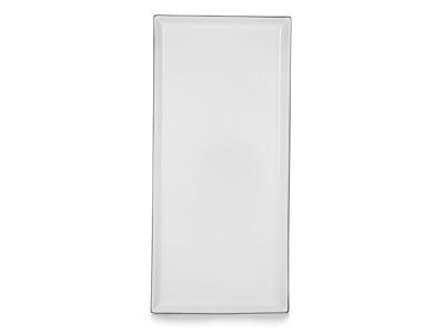 Tallrik Rektangel 32,5x15 cm Vit Equinoxe