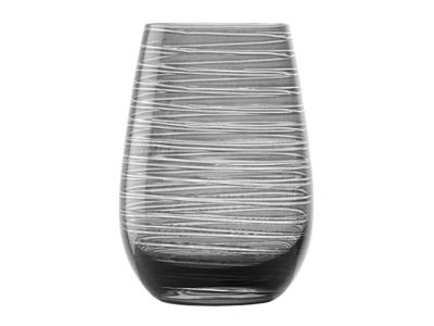 Vattenglas med glas grå str 46,5cl - 120x65mm