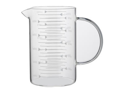Litermått 1 ltr. Borosilikatglas