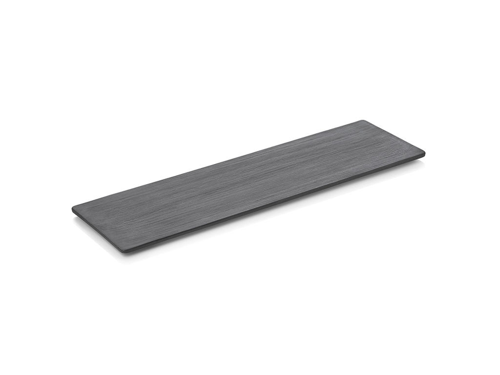 Serveringsfat i porslin svart GN2/4 10x162x530mm