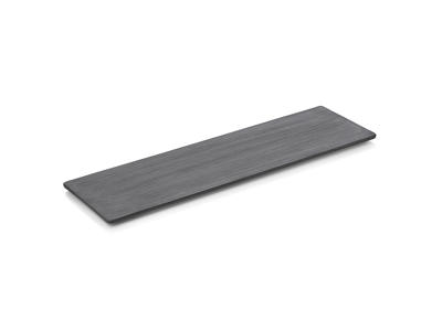 Serveringsfat i porslin svart GN2/4 10x162x530mm