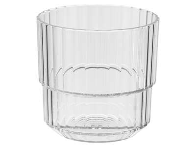 Staplingsbar glas 22cl plast