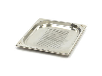 Perforerad Kantinbehållare 1 / 2GN i rostfritt stål | 20mm