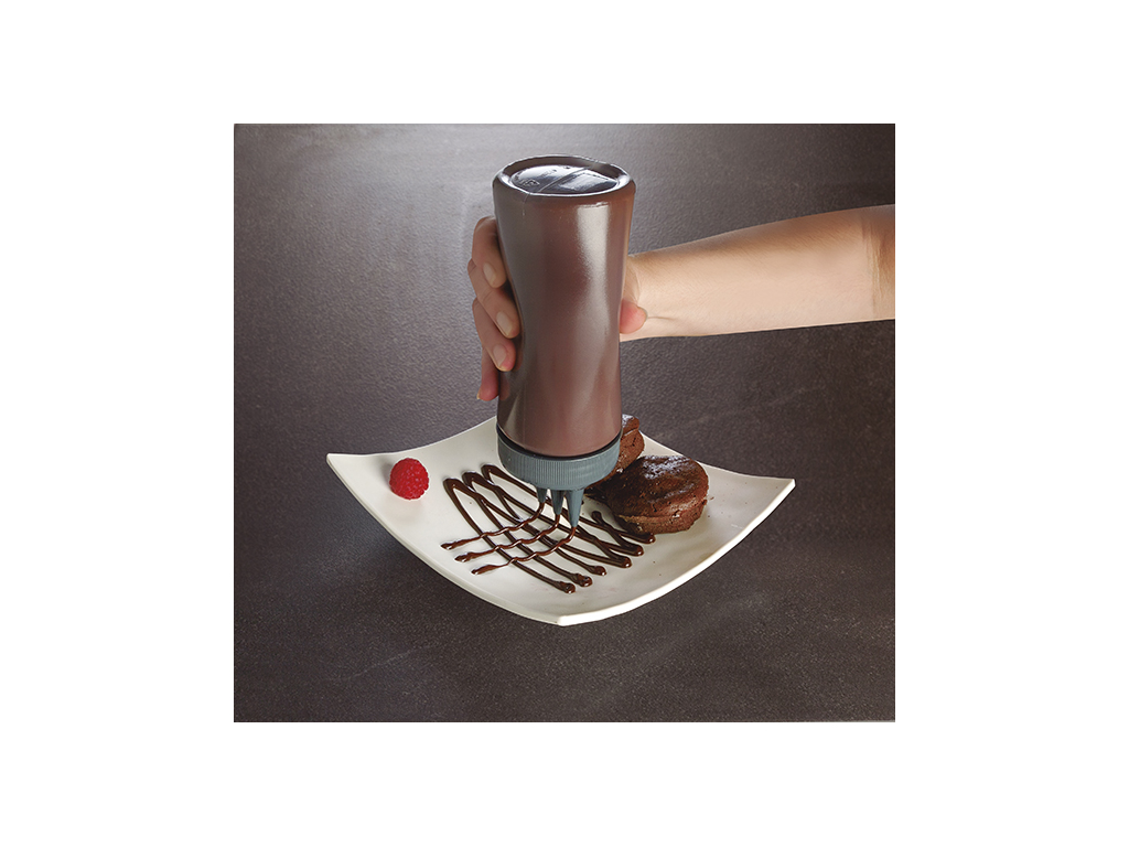 Dressingsflaska m/3 munstycken 700 ml