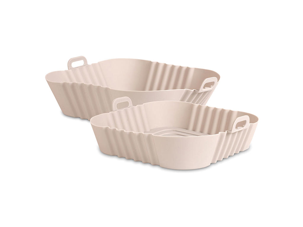 Silikonform set för airfryer 18x18cm & 21x21cm