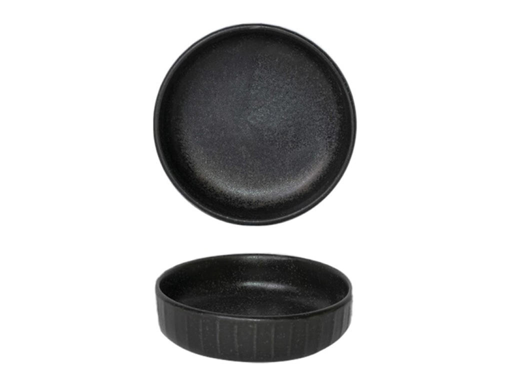 Skål Låg Ø13 cm Svart Gordion