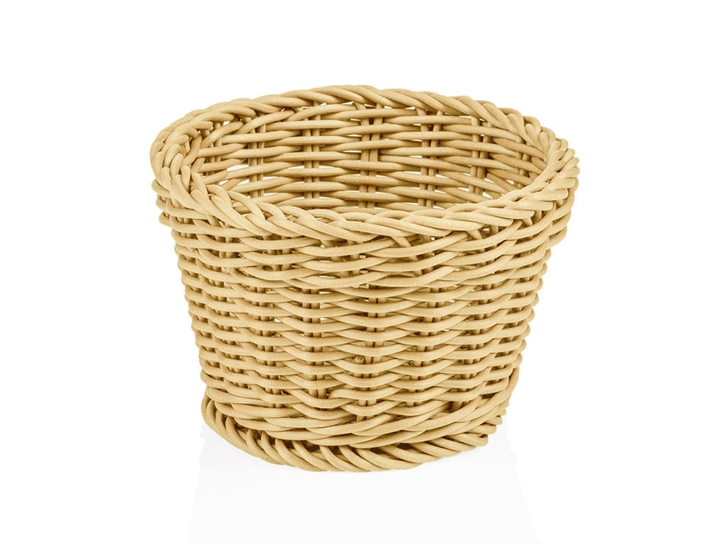 Brödkorg Ljus Beige Ø13 cm H10 cm Väverska