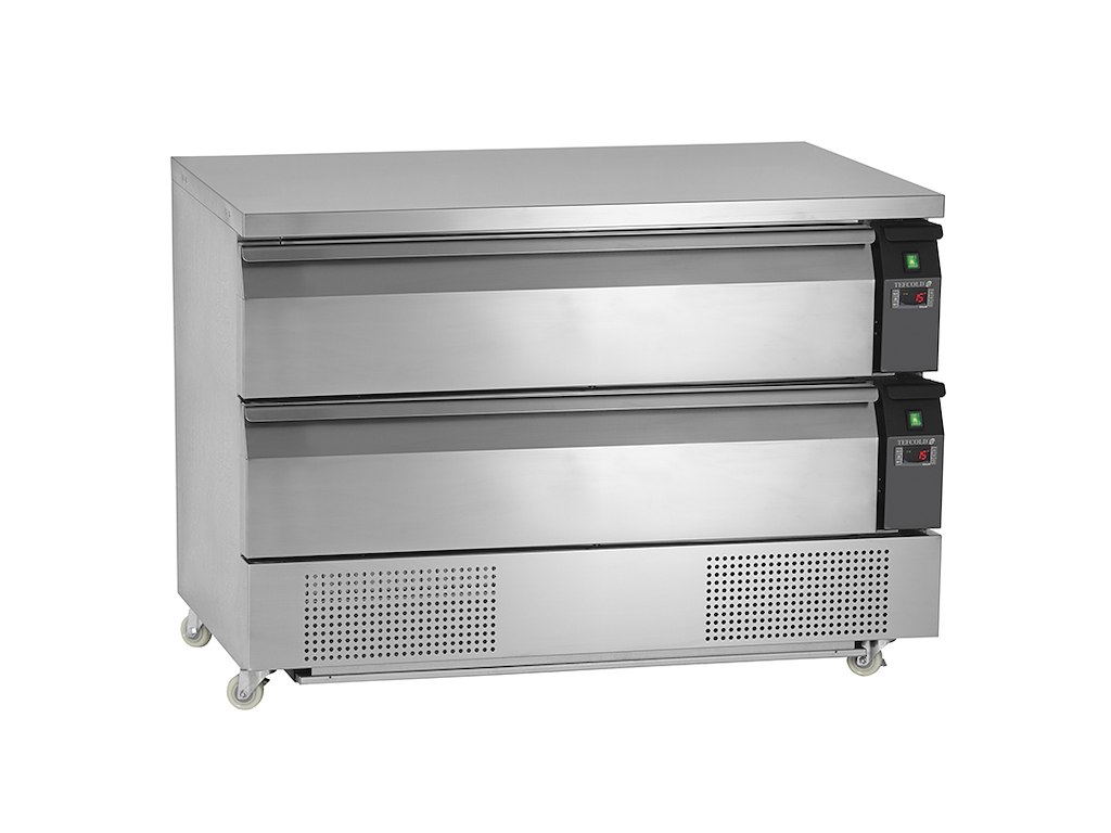 Kyl-/frysbord m/2 lådor GN3/1