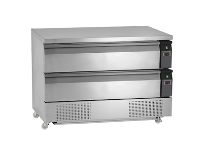 Kyl-/frysbord m/2 lådor GN3/1