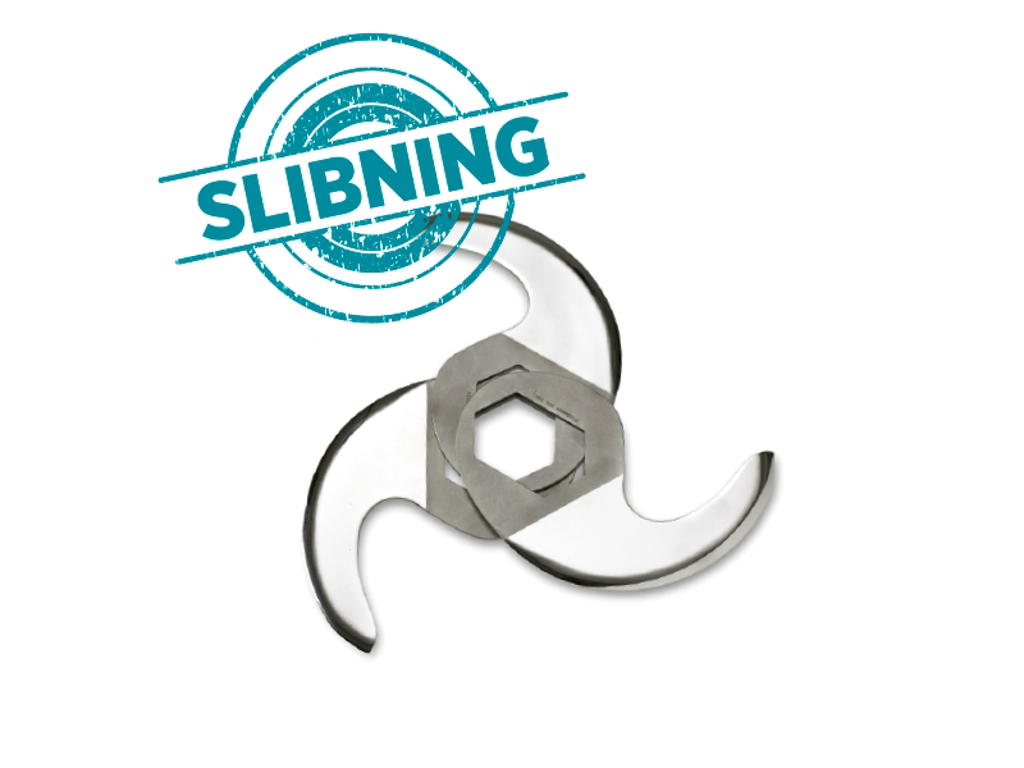 Snabbhackarkniv slipad