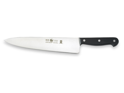 Kockkniv - Rostfritt stål - Svart - 250mm - 240g
