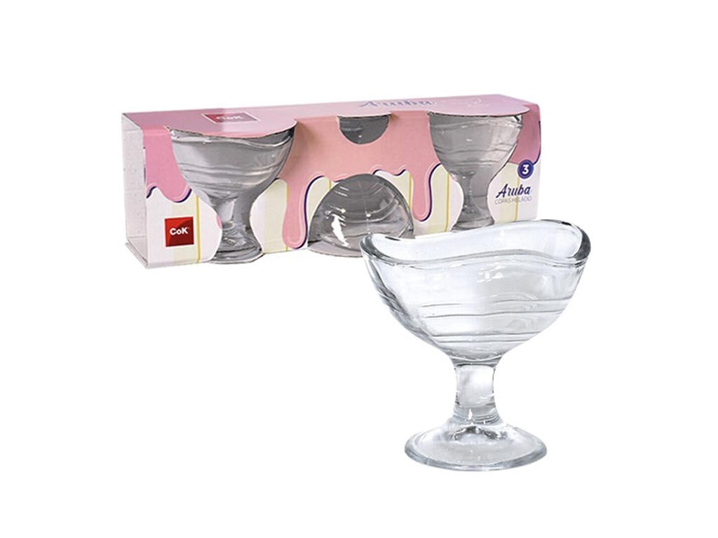 Portionsglas 16 cl 3-pak Aruba