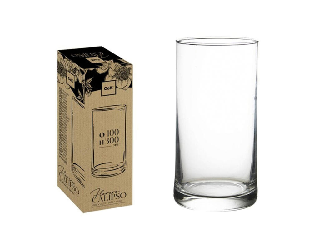 Vas Glas Ø 100 mm H: 300 Calipso