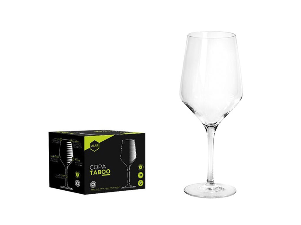 Glas Vitvin 31 cl Taboo