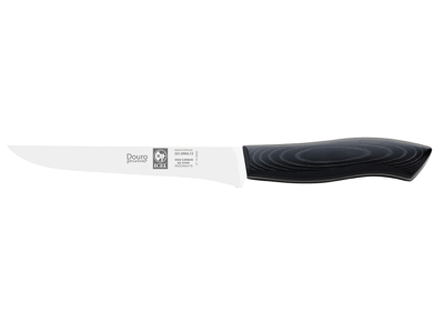 Utbenskniv, 15 cm, Icel Douro Gourmet, svart, rak blad
