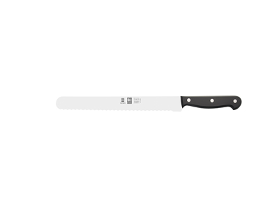 Universalkniv - Rostfritt stål - Svart - 250mm - Vågblad