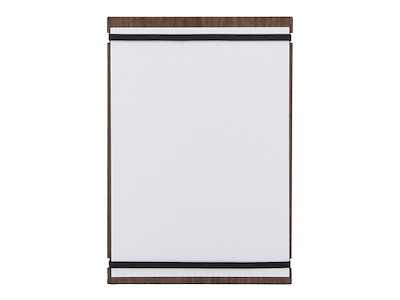 Meny kort Skylt Elestik Valnöt A4