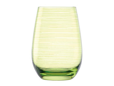 Vattenglas med glas grön str 46,5cl - 120x65mm